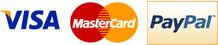 Warana Imports accepts VISA Mastercard and Paypal